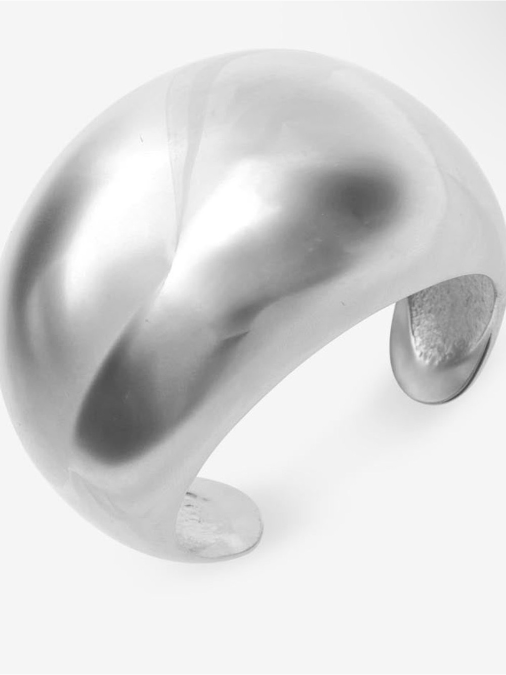 Isabel Marant AWA convex silver cuff - Picture 3 of 5